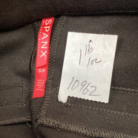 Spanx Womens S/P Black Ankle-Length Leggings - Picture 9 of 12